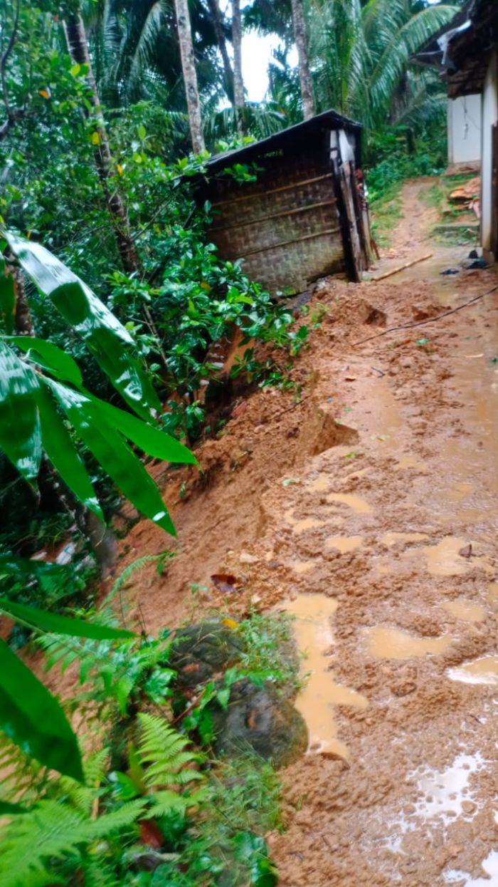 Hujan Deras Mengakibatkan Tanah Longsor di Beberapa Titik di Wilayah Desa Kalipoh 02